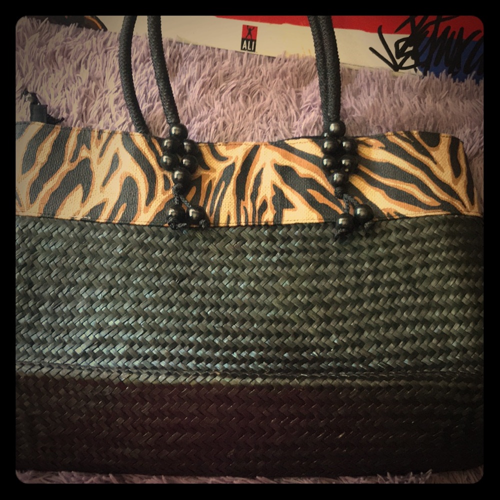 Leopard beach bag!